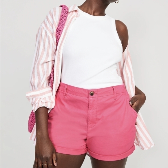 3X - Old Navy | High-Waisted OGC Pull-On Chino Shorts - Picture 1 of 4